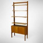 Noorse wandmeubel/boekenkast "Veggen De Luxe",Torbjörn Afdal, Ruksbo Norway, Teakhout, ?, 50 tot 100 cm