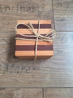 Houten Onderzetters - Set van 4, Ophalen of Verzenden, Nieuw, Glas of Kopje
