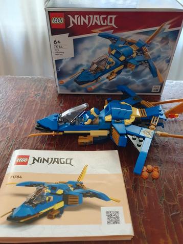 Lego Ninjago 71784 Jay's Lightning Jet EVO - compleet  beschikbaar voor biedingen