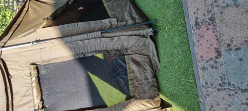 Brolly met inritspaneel ,grondzeil clear window zgan!, Watersport en Boten, Hengelsport | Karpervissen, Zo goed als nieuw, Overige typen