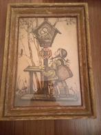 Hummel ingelijste tekening, Ophalen of Verzenden