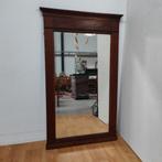 Antiek landelijke spiegel schouwspiegel facet geslepen 406, Huis en Inrichting, Valkenswaard, Gebruikt, Info@flashbackfurniture.nl