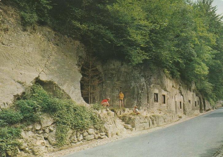 GEULHEM HOUTHEM Rotswoningen, Verzamelen, Ansichtkaarten | Nederland, Ongelopen, Limburg, 1960 tot 1980, Verzenden