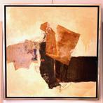 Ron van der Werf (1958) ==abstracte compositie= 100 x 100 cm, Antiek en Kunst, Ophalen