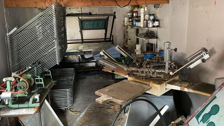 Zeefdrukkerij Complete Set: Carrousel, Tafel, Ramen & Meer, Diensten en Vakmensen, Drukwerk en Grafisch ontwerpers