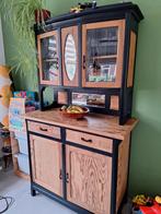 brocante franse buffetkast, Huis en Inrichting, Kasten | Buffetkasten, Ophalen, Gebruikt, 100 tot 150 cm, Glas