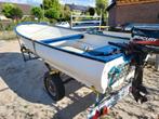 Consoleboot met Mercury 5pk motor en trailer, Watersport en Boten, Gebruikt, Ophalen of Verzenden, Minder dan 10 pk, Tot 6 meter