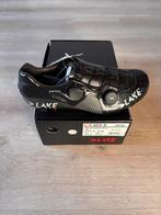 Lake racefietsschoen CX403 wide black/silver maat 43,5, Verzenden, Nieuw