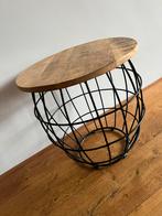 Stoere industriële tafeltjes – multifunctioneel & stijlvol, Ophalen, Minder dan 45 cm, Minder dan 55 cm, Rond