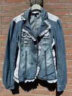 Vintage jeansjasje Sao Paulo maat 38, Ophalen of Verzenden, Gedragen, Maat 38/40 (M)