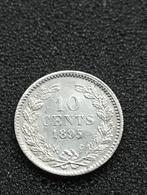 10 Cent 1895 UNC, Postzegels en Munten, Munten | Nederland, Zilver, Ophalen of Verzenden, 10 cent, Koningin Wilhelmina