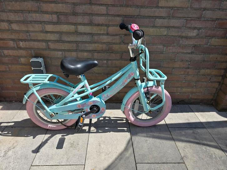 Mooie super super fiets 14 inch, Fietsen en Brommers, Fietsen | Meisjes, Gebruikt, 14 inch of minder, Handrem, Ophalen