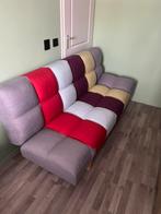 3 zits slaapbank multicolor, Ophalen, 150 tot 200 cm, Tweepersoons, 75 tot 100 cm