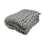 Dik Gebreide Plaid - Zo Goed Als Nieuw, Huis en Inrichting, Woonaccessoires | Plaids en Woondekens, Ophalen of Verzenden, Zo goed als nieuw