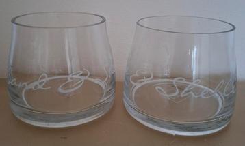 Rivièra Maison Sand & Shells glazen potten - set van 2 beschikbaar voor biedingen