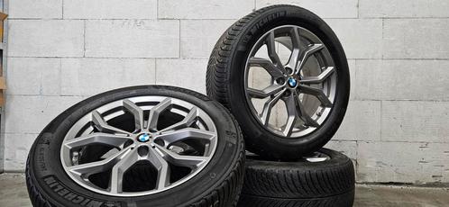 19" BMW 694 X3 X4 G01 G02 orig velgen Michelin winterbanden, Auto-onderdelen, Banden en Velgen, Banden en Velgen, Winterbanden