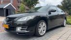 Mazda 6 2.0 Sport 2008 Zwart Nieuwe APK, Voorwielaandrijving, 4 cilinders, 14 km/l, Handgeschakeld