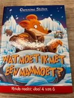 Geronimo Stilton - Wat moet ik met een mammoet, Non-fictie, Geronimo Stilton, Ophalen of Verzenden, Zo goed als nieuw