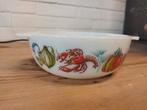 Vintage pyrex schaal Lobster, Ophalen of Verzenden, Zo goed als nieuw