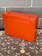 Vintage oranje broodtrommeltje (090724), Ophalen of Verzenden, Gebruikt