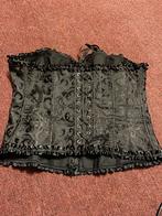 Zwarte Corset Carnaval, Ophalen, Zwart, Maat 46/48 (XL) of groter, Zo goed als nieuw