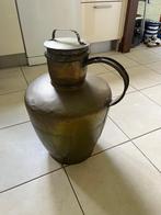 Antieke geel koperen melkbus met deksel, Antiek en Kunst, Ophalen, Koper