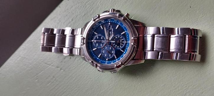 Seiko Solar in heel mooie staat, Sieraden, Tassen en Uiterlijk, Horloges | Heren, Gebruikt, Seiko, Staal, Ophalen of Verzenden