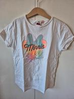 Minnie Mouse Disney t-shirt, wit, maat 146 ZGAN, Disney, Meisje, Ophalen of Verzenden, Zo goed als nieuw