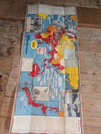 Vintage Wereldkaart WOII - Roll Call, Ophalen of Verzenden