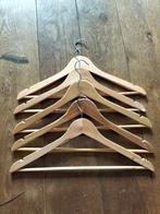 14 houten kledinghangers, div soorten op de foto gegroepeerd, Ophalen of Verzenden, Hout
