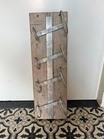 Wijnrek steigerhout/RVS, Ophalen of Verzenden, Zo goed als nieuw, Hout, Minder dan 50 cm