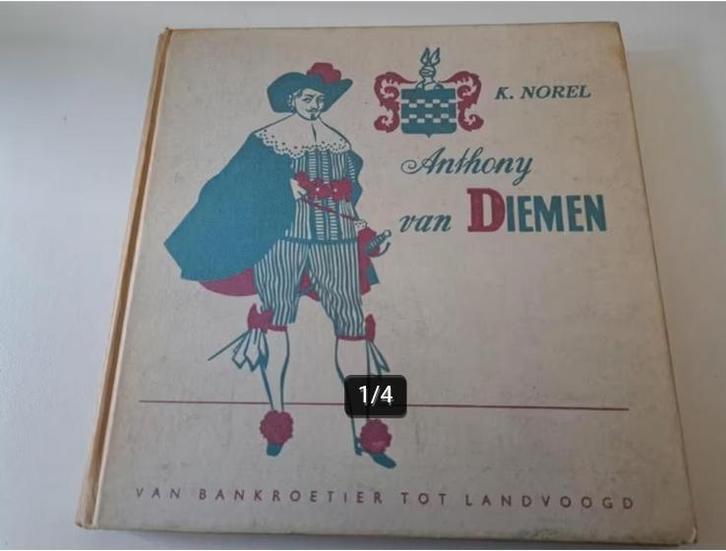 K. Norel - Anthony van Diemen - 1e druk - 1942, Antiek en Kunst, Antiek | Boeken en Bijbels, Ophalen of Verzenden