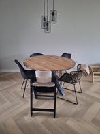 Eettafel rond Xooon, Huis en Inrichting, Tafels | Eettafels, Ophalen, Gebruikt, Vijf personen of meer, 100 tot 150 cm