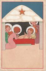 KERST KERSTSTAL JAREN 50 ZEER MOOIE KAART KJ521, Ophalen of Verzenden, 1940 tot 1960, Ongelopen, Overige thema's