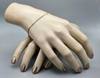 Gouden vintage schakel armband  gourmetschakel. 2025/413., ., Ophalen of Verzenden, Zo goed als nieuw, .