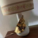 Vintage Valle design lamp wit/goud, Huis en Inrichting, Lampen | Tafellampen, Ophalen, Zo goed als nieuw, 50 tot 75 cm