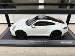 1:18 Porsche 911 992 Carrera 4S wit 2019 Minichamps, Hobby en Vrije tijd, Modelauto's | 1:18, Minichamps, Duitsland, Ophalen of Verzenden