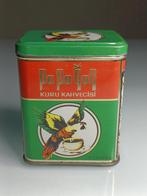 Vintage Turks  Papagal koffieblik., Antiek en Kunst, Ophalen of Verzenden