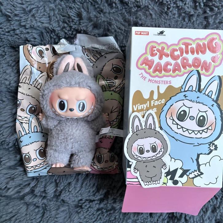 Sesame Bean Nieuw Origineel Exciting Macaron Labubu, Verzamelen, Poppetjes en Figuurtjes, Nieuw, Ophalen of Verzenden