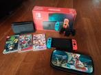 Nintendo switch v1 (origineel), Spelcomputers en Games, Spelcomputers | Nintendo Switch, Ophalen, Zo goed als nieuw, Met 1 controller