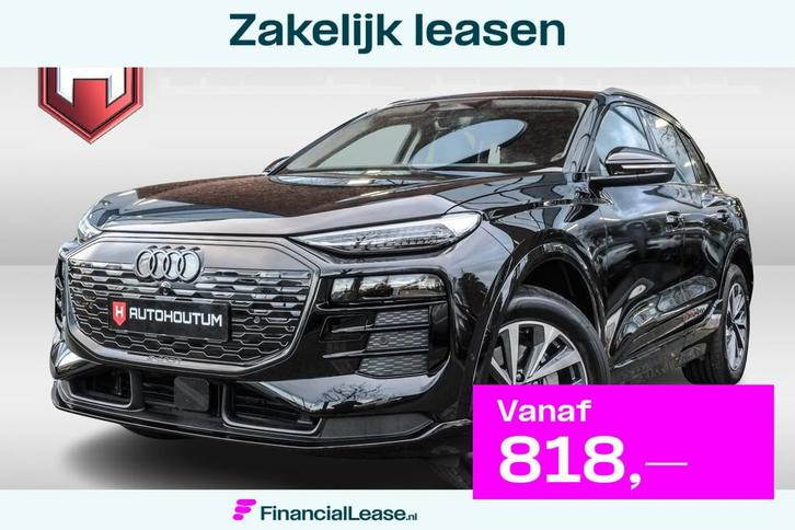 Audi Q6 e-tron Advanced edition 83 kWh Warmtepomp, Leder, 36, Auto's, Audi, Bedrijf, Lease, Financial lease, Q6 e-tron, 360° camera