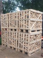 OVENGEDROOGD, GESTAPELD HAAGBEUKEN HAARDHOUT PER 1 KUUB, Tuin en Terras, Haardhout, 6 m³ of meer, Ophalen of Verzenden