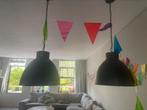 hanglampen Grijs industriëel, Ophalen, Zo goed als nieuw, Metaal, Minder dan 50 cm