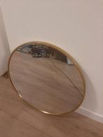 Nieuwe grote Spiegel 70 cm met gouden rand, Huis en Inrichting, Woonaccessoires | Spiegels, Ophalen, Zo goed als nieuw, Minder dan 100 cm