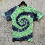 Groen - zwart spiral tie dye met lapjes kat t-shirt maat S, Kleding | Dames, Nieuw, Ophalen of Verzenden, Spiral Creaties, Korte mouw