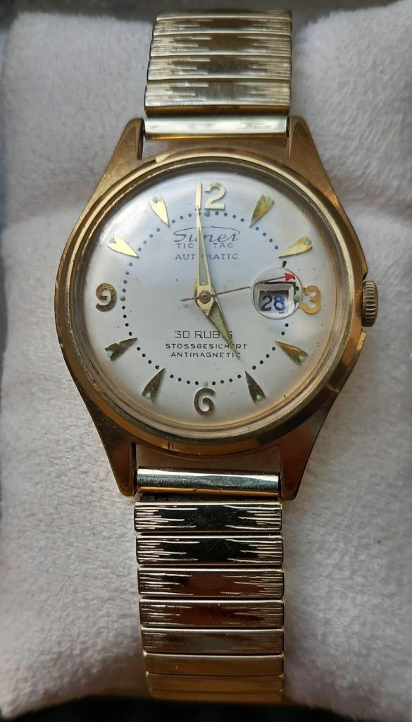 Super Tic Tac, Sieraden, Tassen en Uiterlijk, Horloges | Heren, Gebruikt, Polshorloge, Overige merken, Overige materialen, Overige materialen