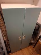 Ikea kinderkledingkast - blauw/wit, Ophalen, Zo goed als nieuw, Modern