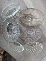 oude leerdam glazen puddingvormen bruintje beer, Ophalen of Verzenden