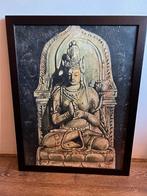 Schilderij boedha uit Bali. In zeer goede staat., Antiek en Kunst, Kunst | Niet-Westerse kunst, Ophalen