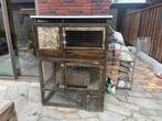 Konijnenhok gratis, Dieren en Toebehoren, Ophalen, Hamster, 90 cm of meer, Hok